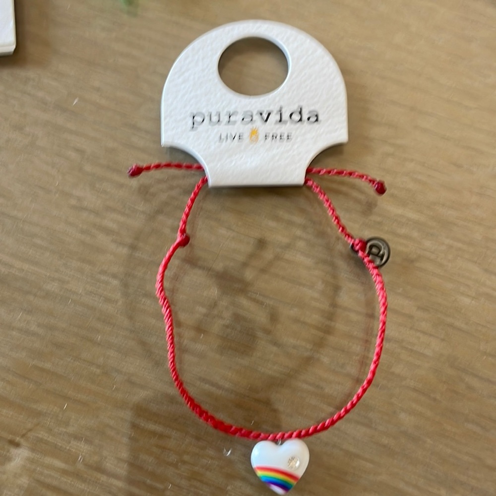 Pura Vida bracelet with bag and stickers